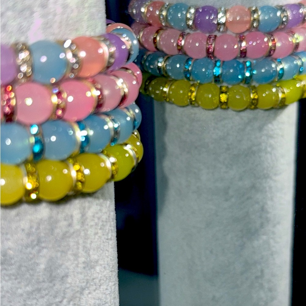 Glass Bead Bracelets